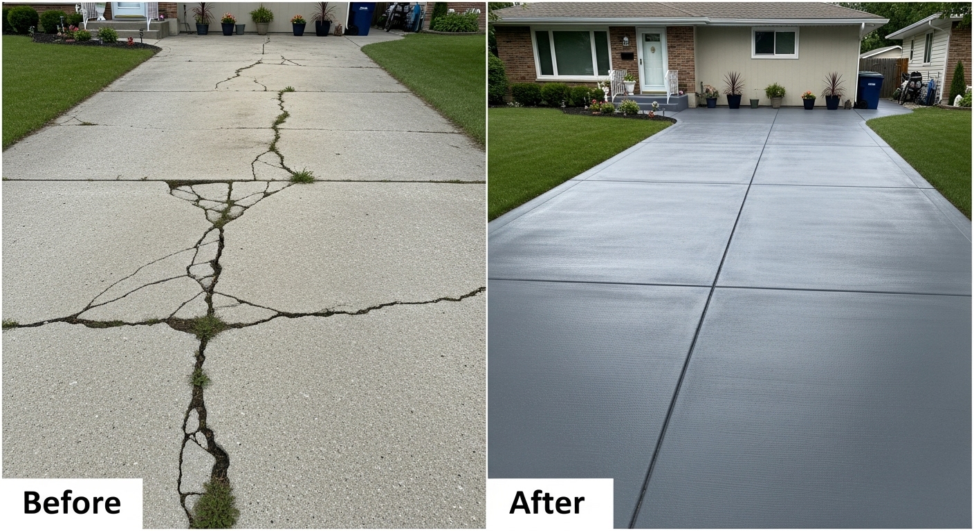 Concrete repair in Mentor, OH