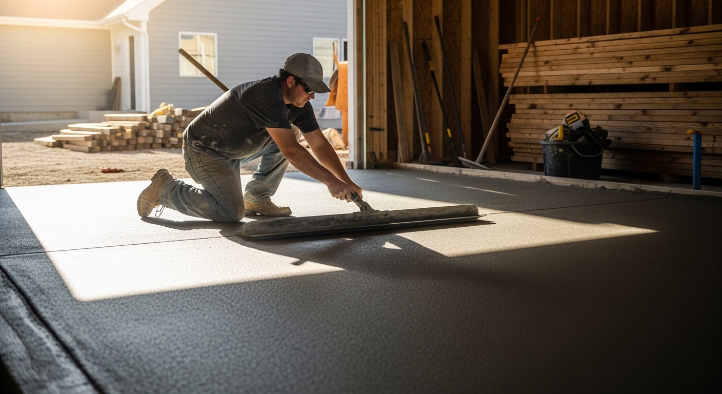 Concrete Slabs & Foundations example in Mentor, OH